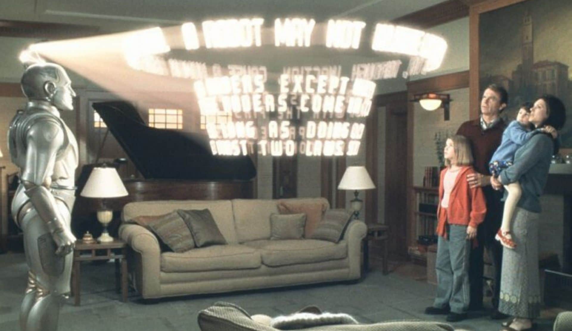 Robôs se assemelham às pessoas no filme "O Homem Bicentenário"