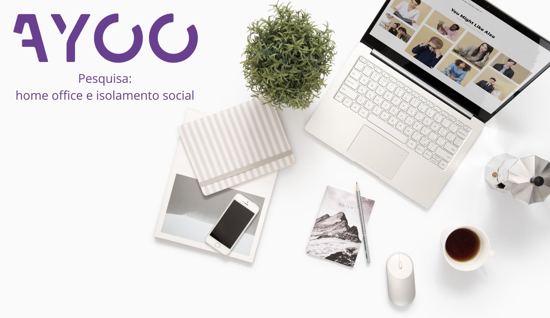 Mesa representando home office para a pesquisa sobre trabalho remoto