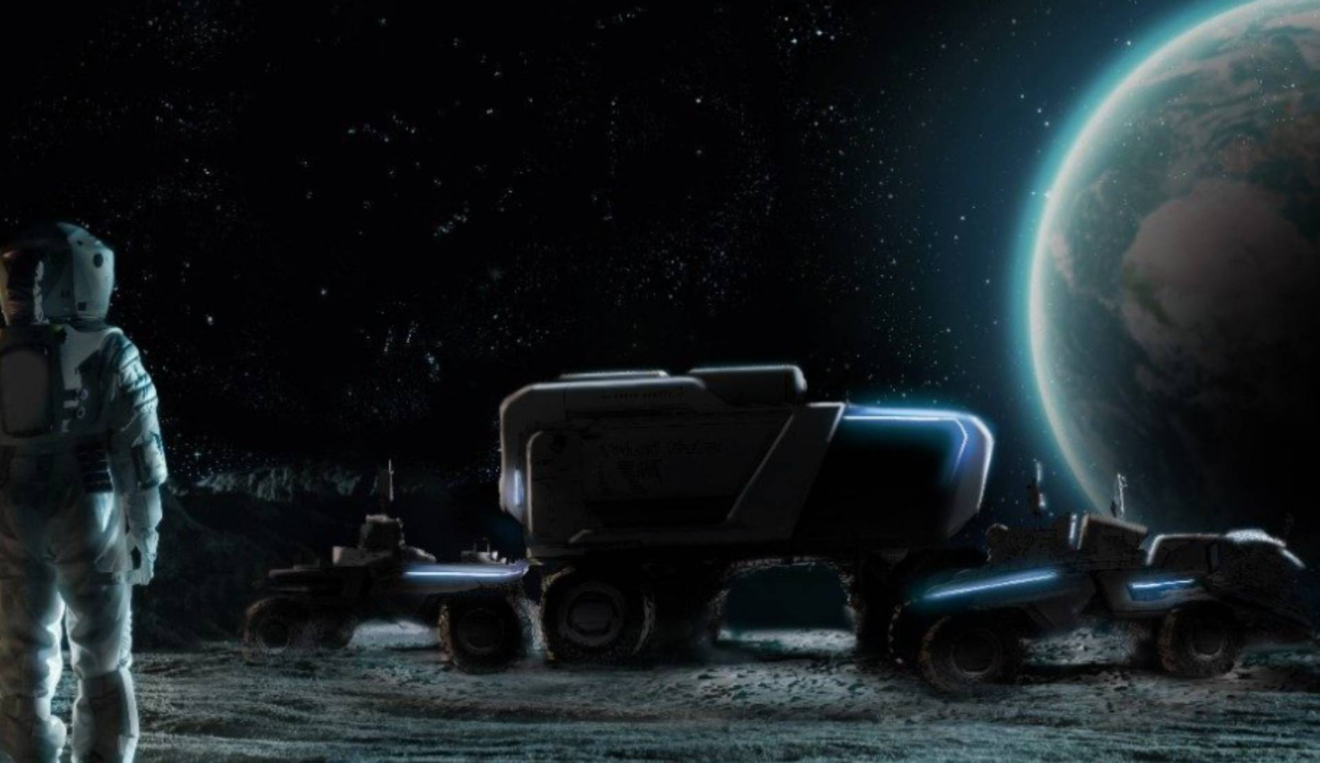 A General Motors está se unindo à Lockheed Martin para produzir um rover lunar.