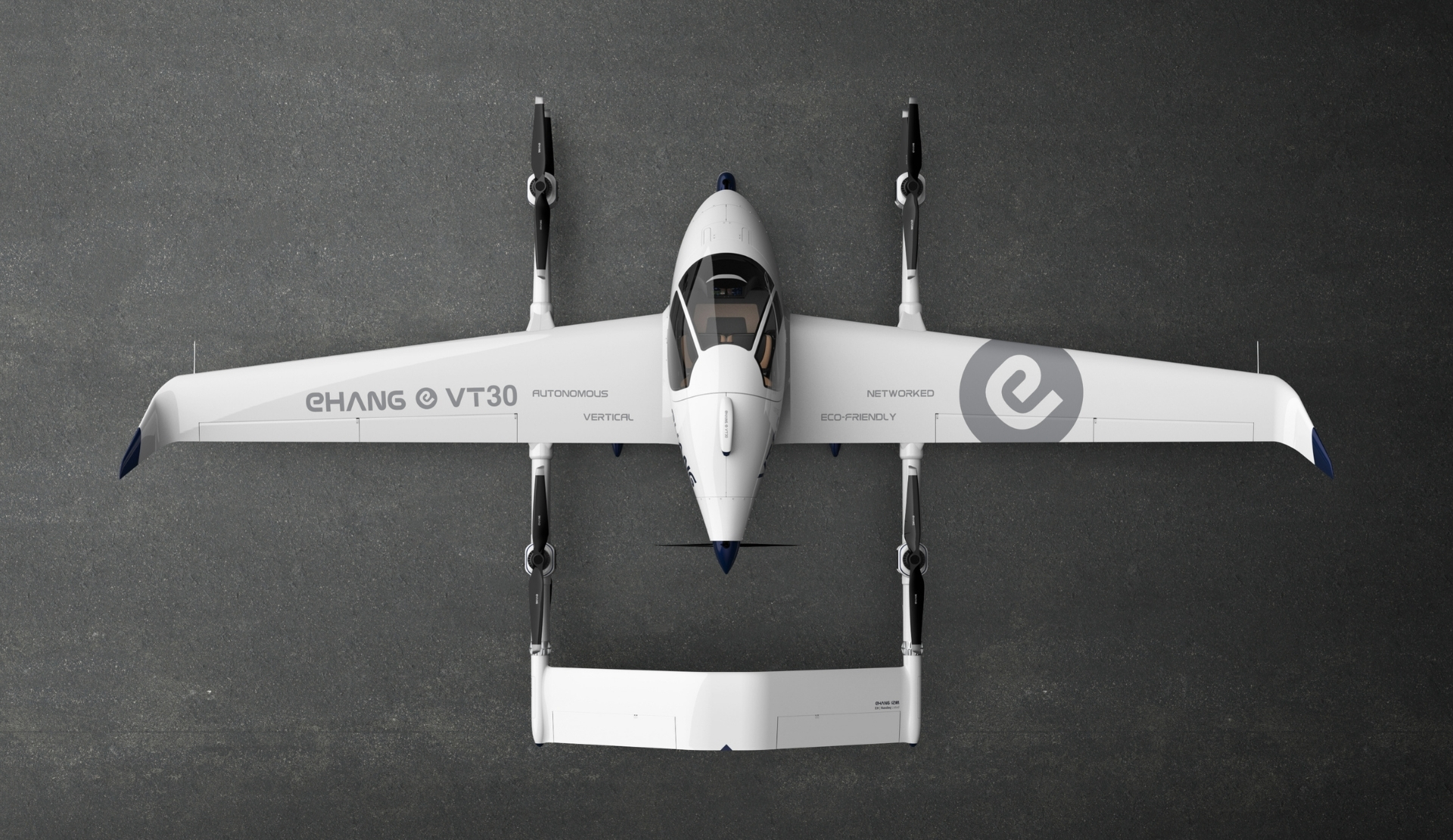 Táxi aéreo autônomo da eHang chega a 300km/h